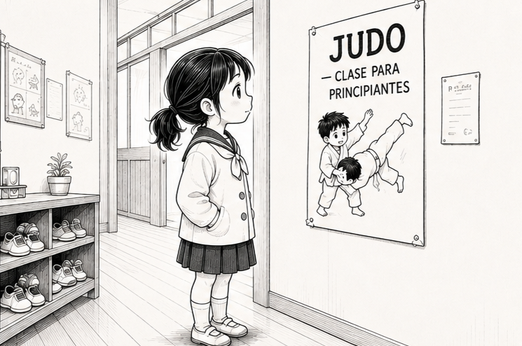 El cartel de judo